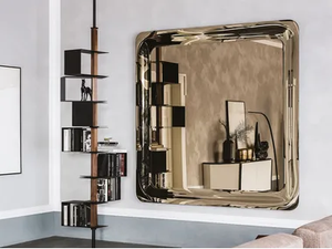 GLENN MAGNUM - Square wall-mounted mirror _ Cattelan Italia